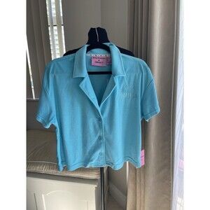 NWT Juicy Couture x Forever 21 swim wear Top Women’s L Terrycloth